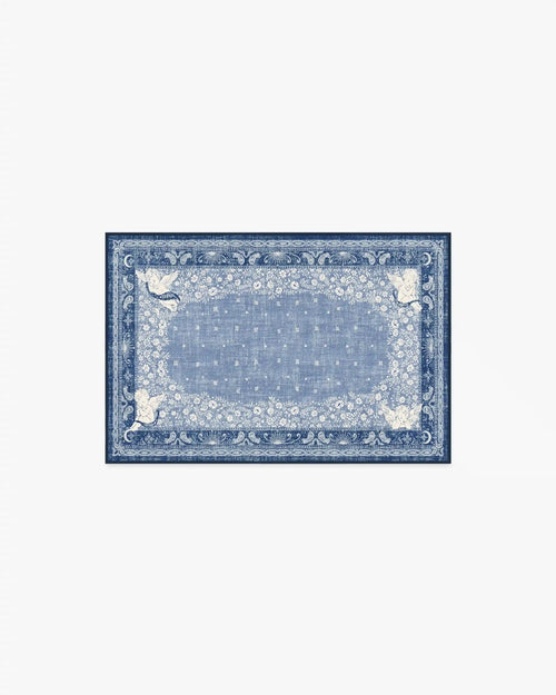 Humberto's Bandana Blue Rug by Humberto Leon