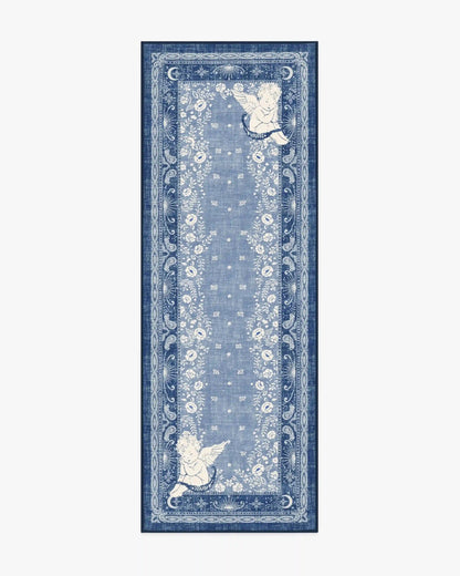 Humberto's Bandana Blue Rug by Humberto Leon