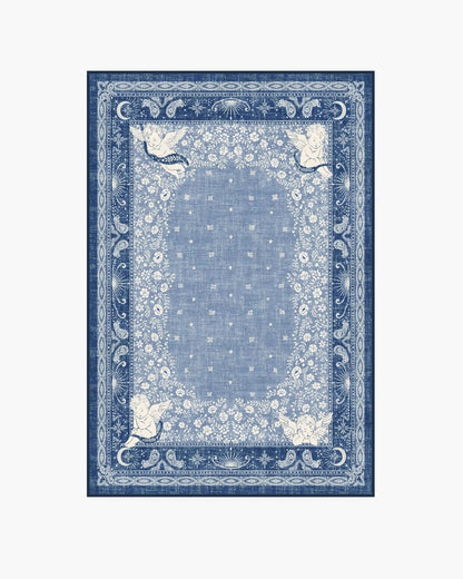 Humberto's Bandana Blue Rug by Humberto Leon
