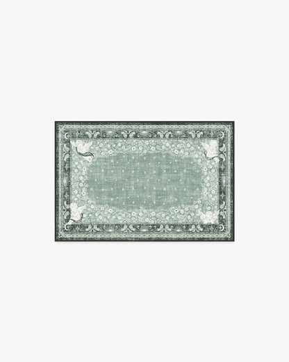 Humberto's Bandana Green Rug by Humberto Leon