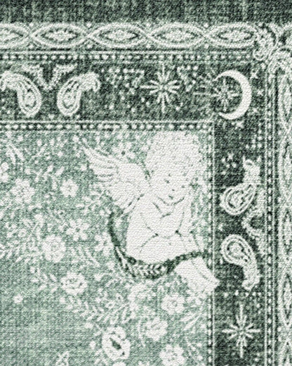 Humberto's Bandana Green Rug by Humberto Leon