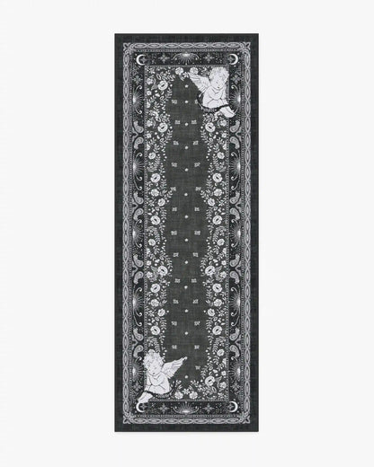 Humberto's Bandana Soft Black Rug by Humberto Leon