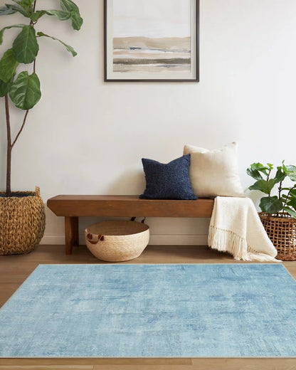 Impasto Slate Blue Rug