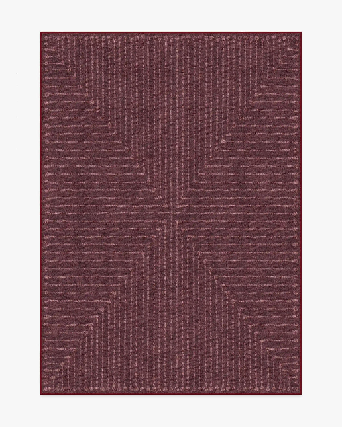 Inkdrop Burgundy Rug by Jonathan Adler