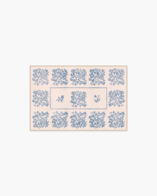 Iona Cream & Blue Rug