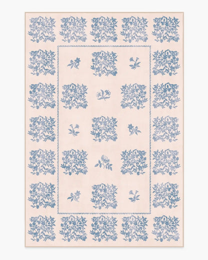 Iona Cream & Blue Rug