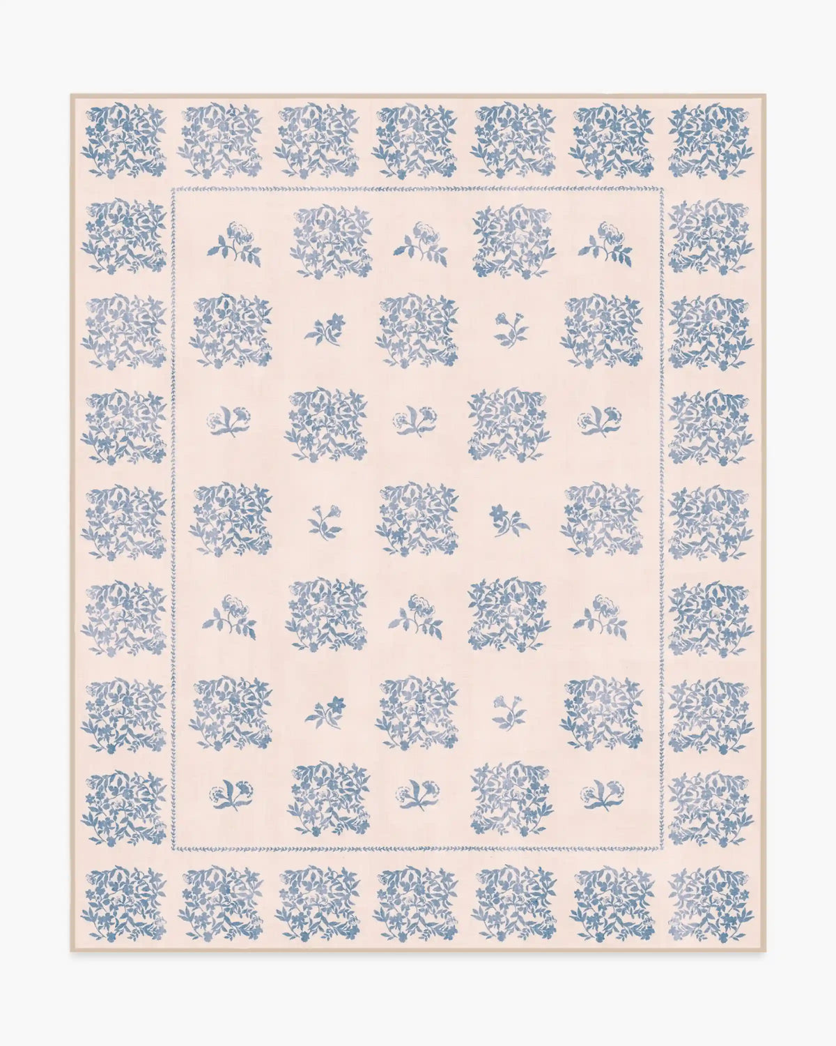 Iona Cream & Blue Rug