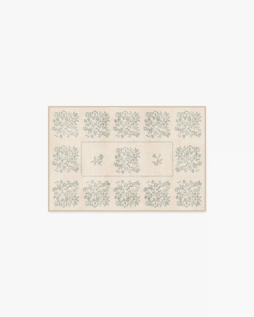Iona Cream & Sage Green Rug