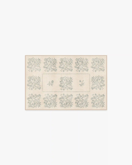 Iona Cream & Sage Green Rug