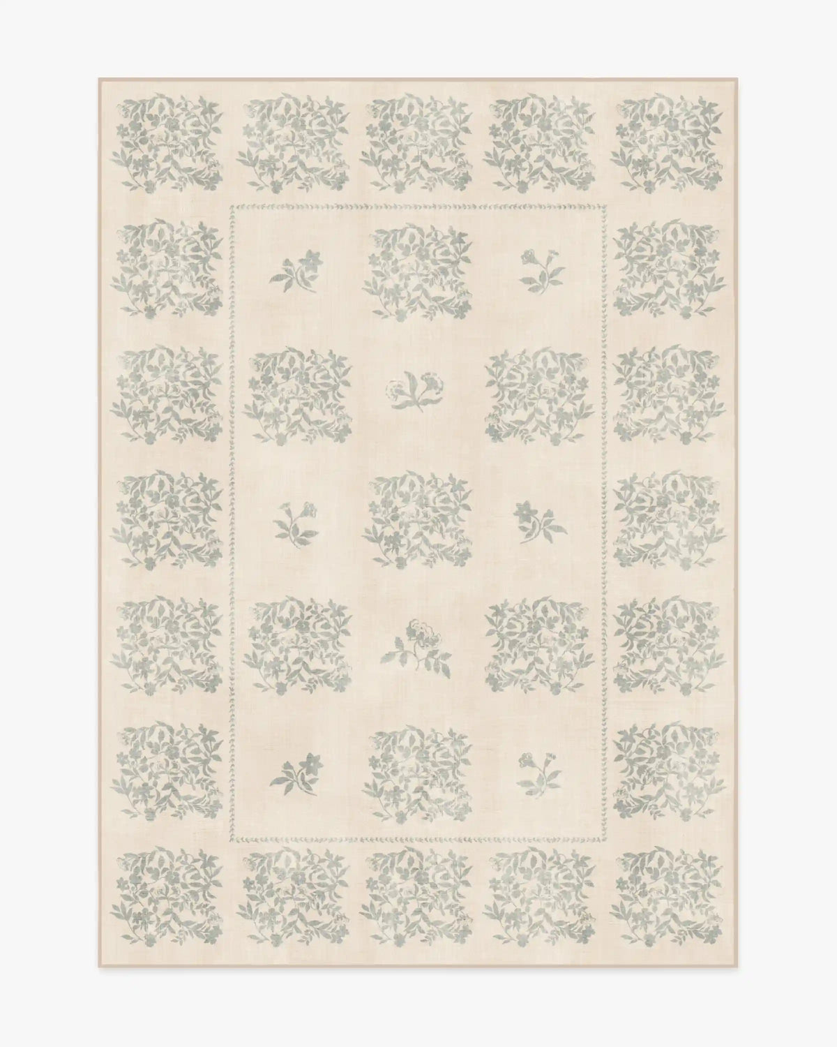 Iona Cream & Sage Green Rug
