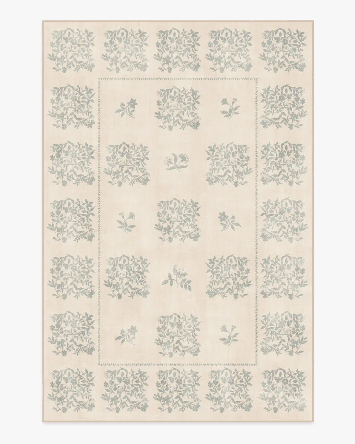 Iona Cream & Sage Green Rug
