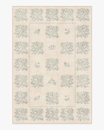 Iona Cream & Sage Green Rug