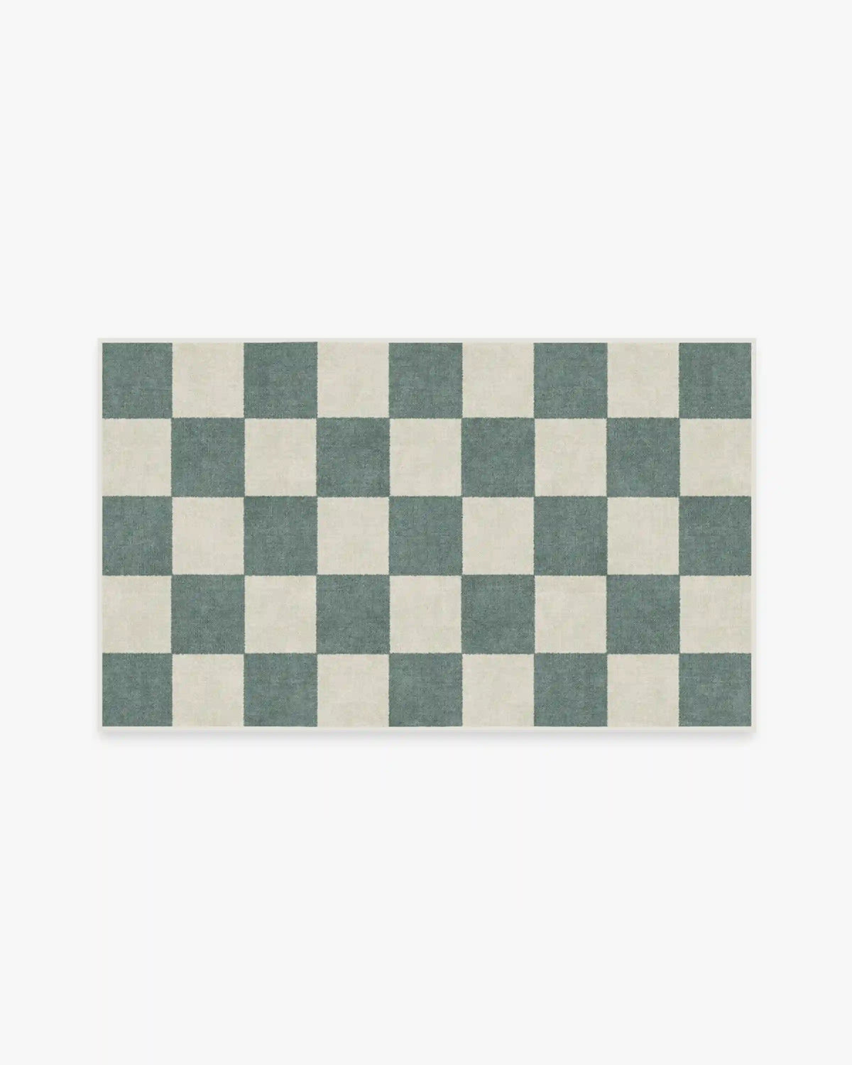Jaque Checkered Slate Green Rug