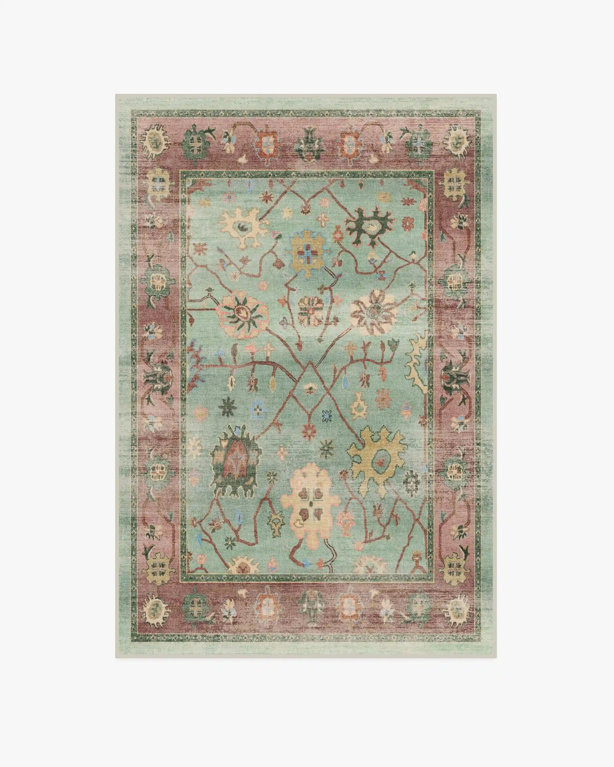 Jemima Sage and Rosewood Rug
