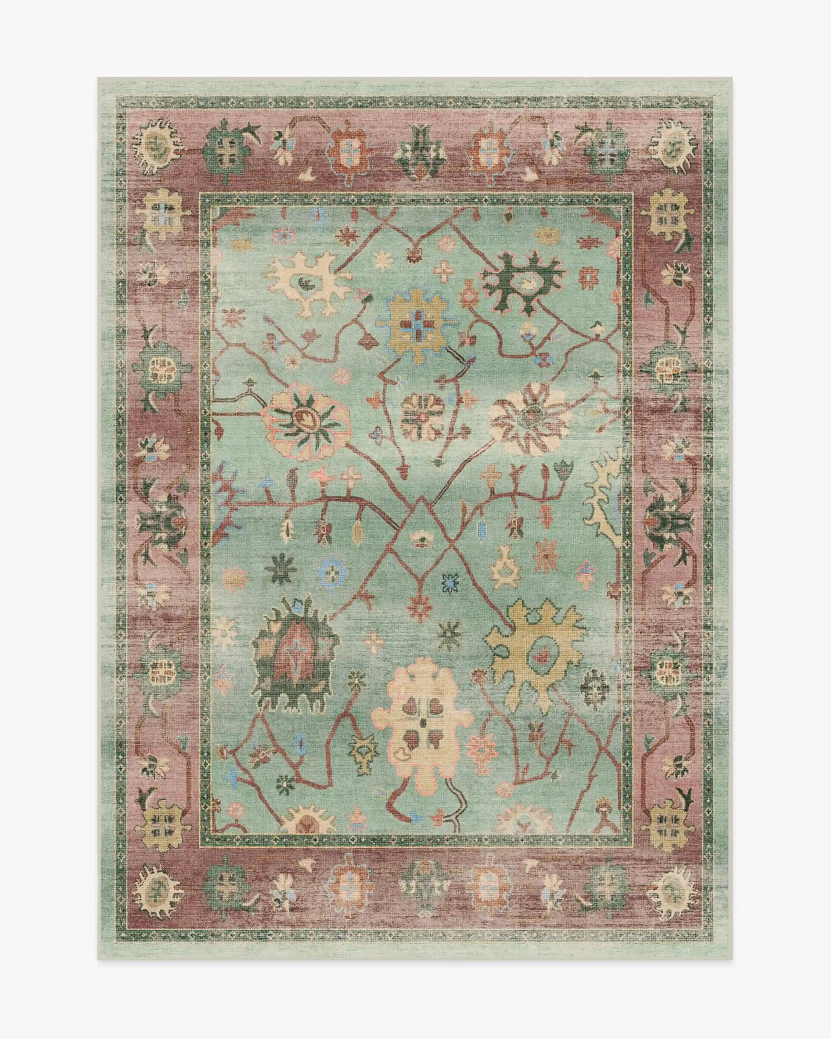 Jemima Sage and Rosewood Rug