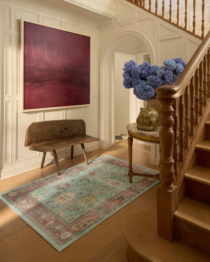Jemima Sage and Rosewood Rug