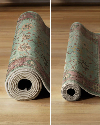 Jemima Sage and Rosewood Rug