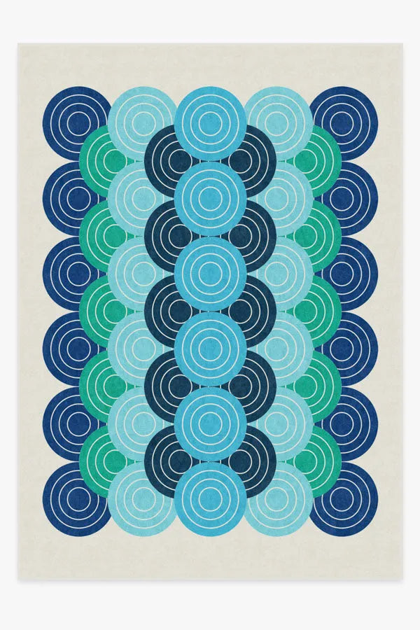 Biba Blue Green Rug by Jonathan Adler