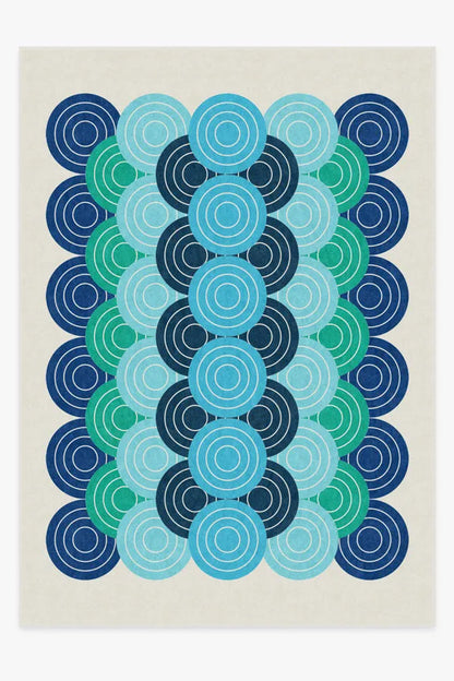 Biba Blue Green Rug by Jonathan Adler