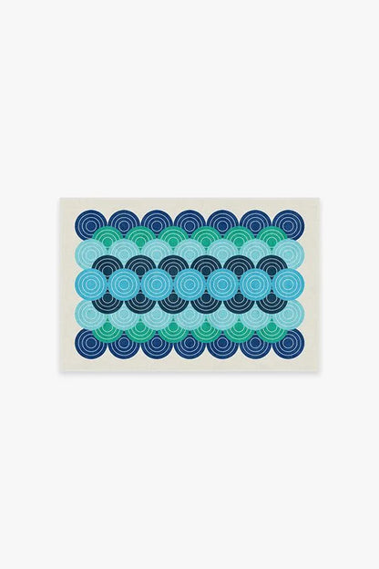 Biba Blue Green Rug by Jonathan Adler