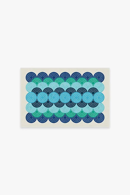 Biba Blue Green Rug by Jonathan Adler