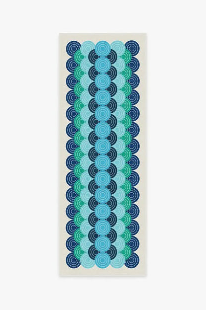 Biba Blue Green Rug by Jonathan Adler