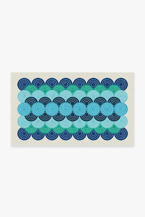 Biba Blue Green Rug by Jonathan Adler