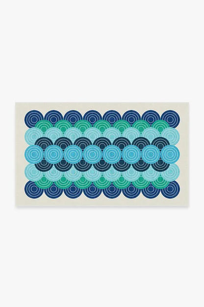 Biba Blue Green Rug by Jonathan Adler