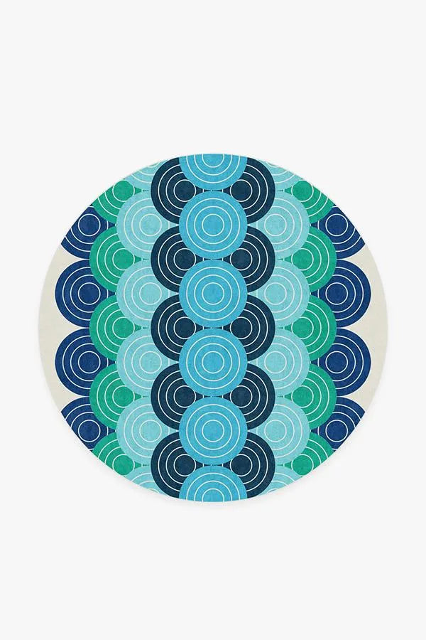 Biba Blue Green Rug by Jonathan Adler