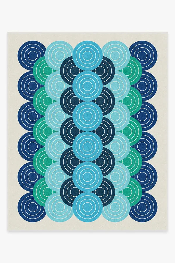 Biba Blue Green Rug by Jonathan Adler
