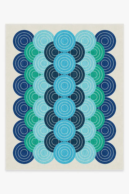 Biba Blue Green Rug by Jonathan Adler