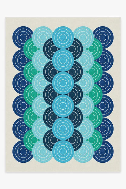 Biba Blue Green Rug by Jonathan Adler