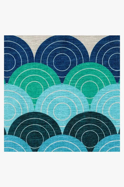 Biba Blue Green Rug by Jonathan Adler