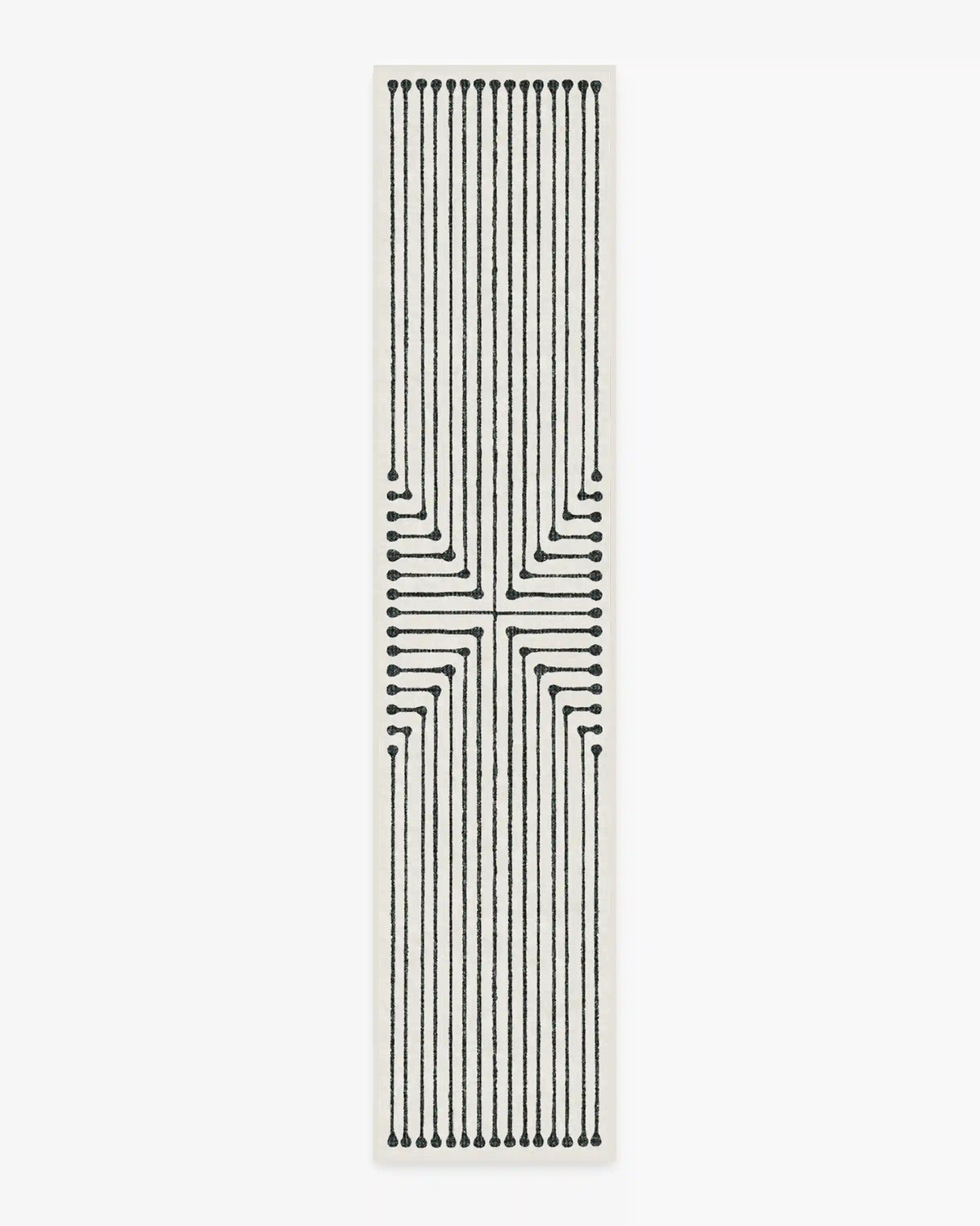 Inkdrop Black & Ivory Rug by Jonathan Adler