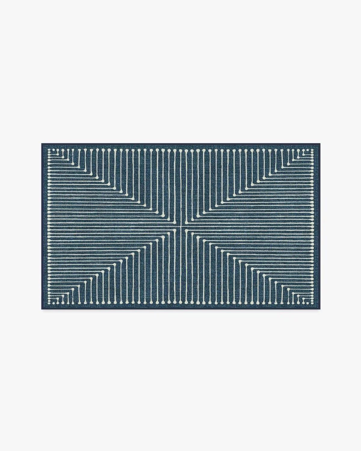 Inkdrop Lapis Blue Rug by Jonathan Adler
