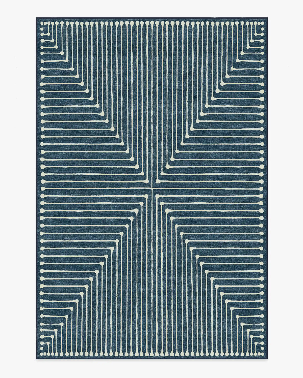 Inkdrop Lapis Blue Rug by Jonathan Adler