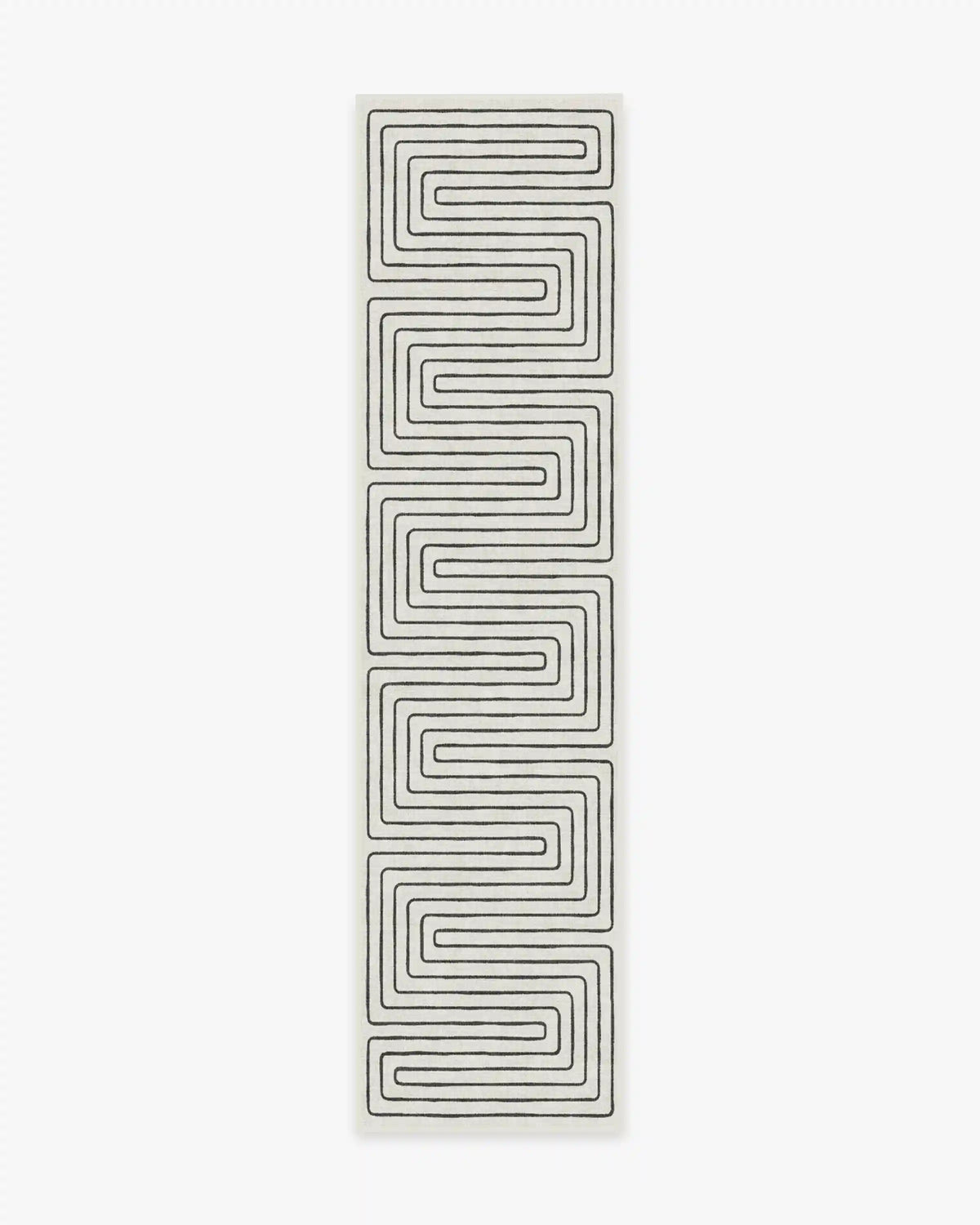 Labyrinth Black & Ivory Rug by Jonathan Adler