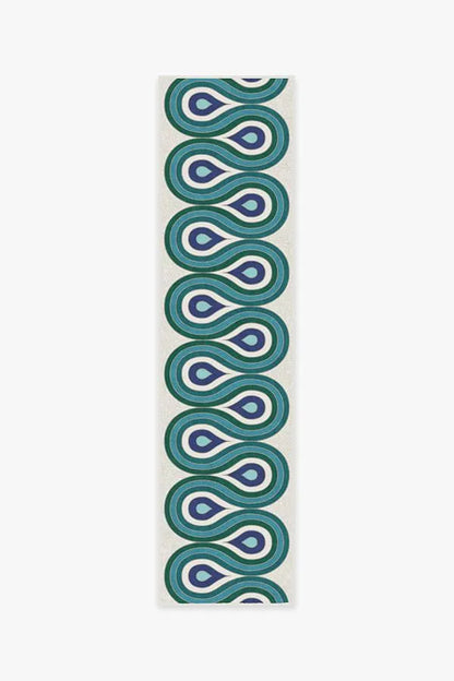 Milano Peacock Rug by Jonathan Adler