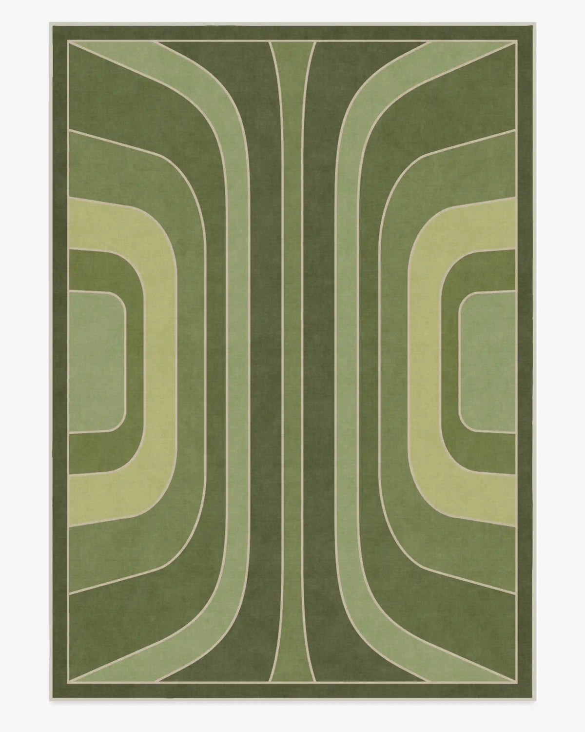 Paradox Green Rug by Jonathan Adler