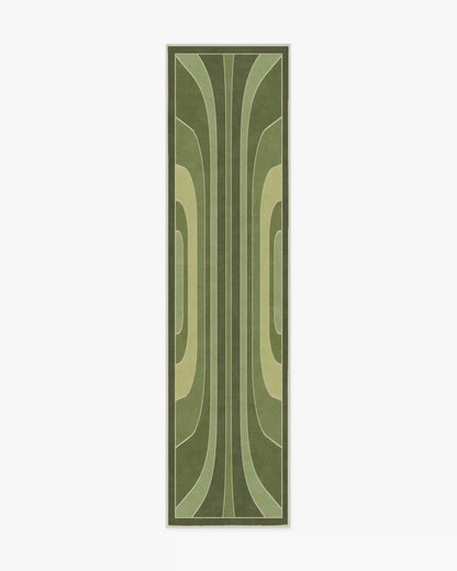 Paradox Green Rug by Jonathan Adler
