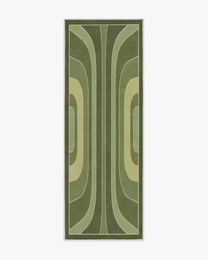 Paradox Green Rug by Jonathan Adler
