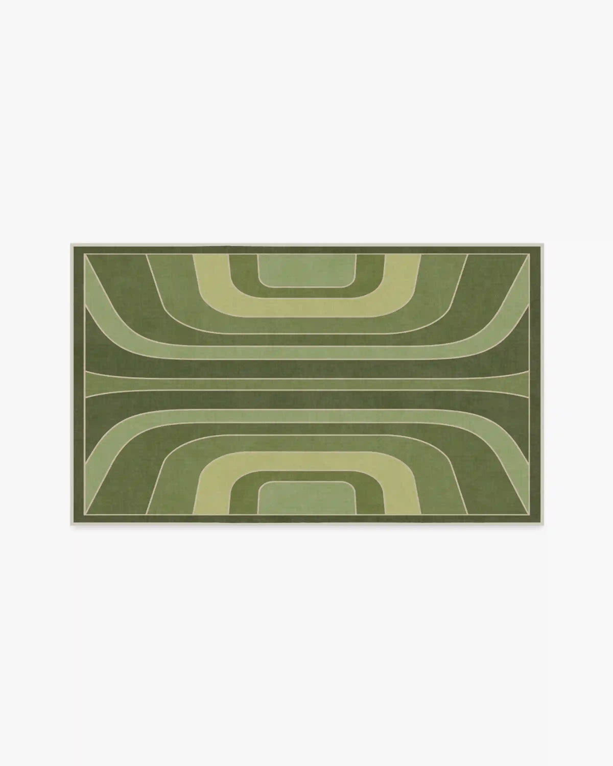 Paradox Green Rug by Jonathan Adler