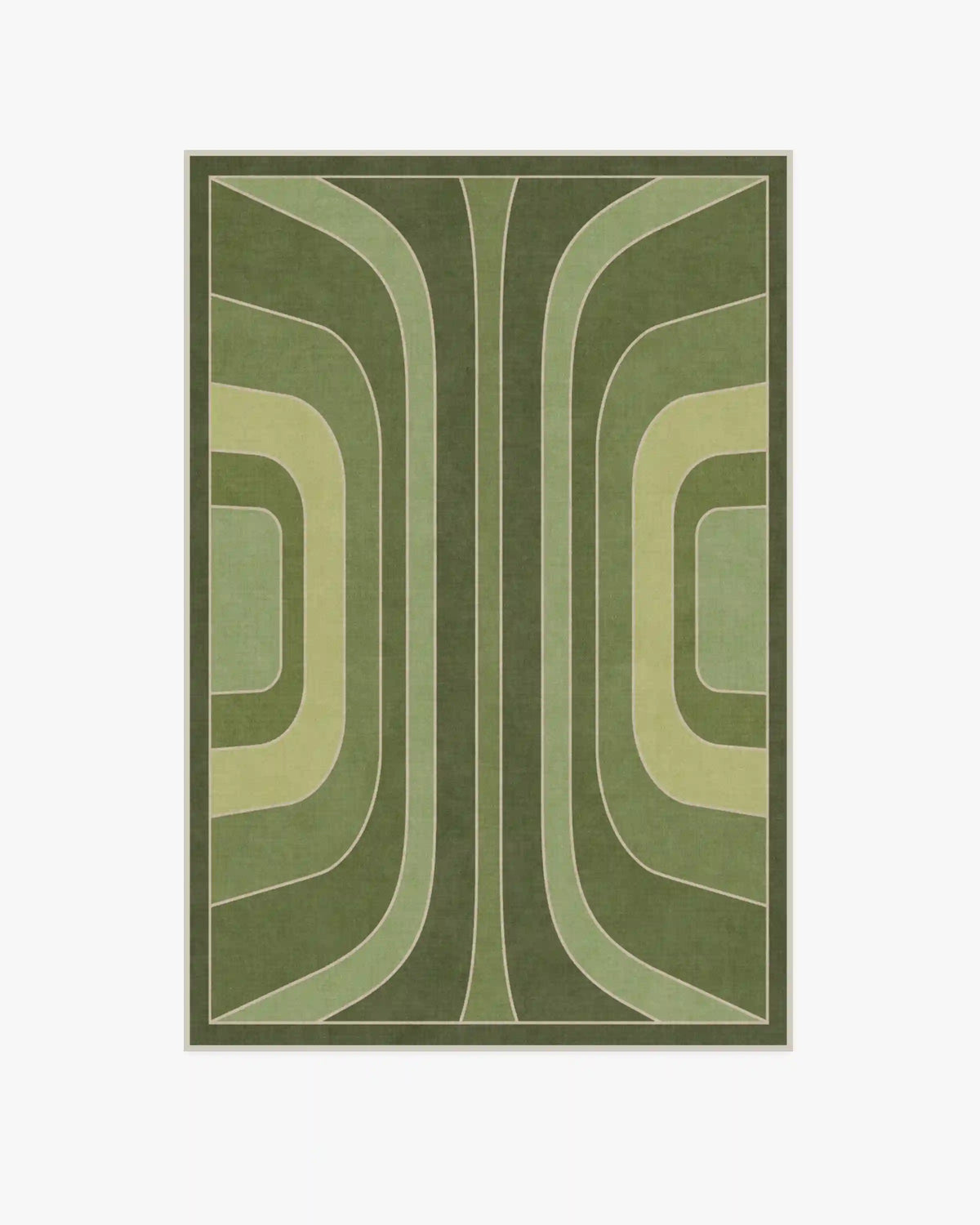 Paradox Green Rug by Jonathan Adler