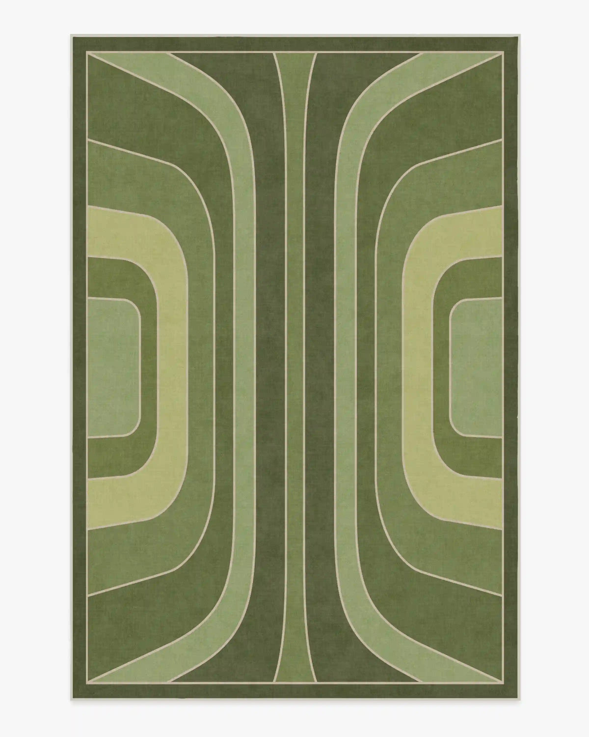 Paradox Green Rug by Jonathan Adler