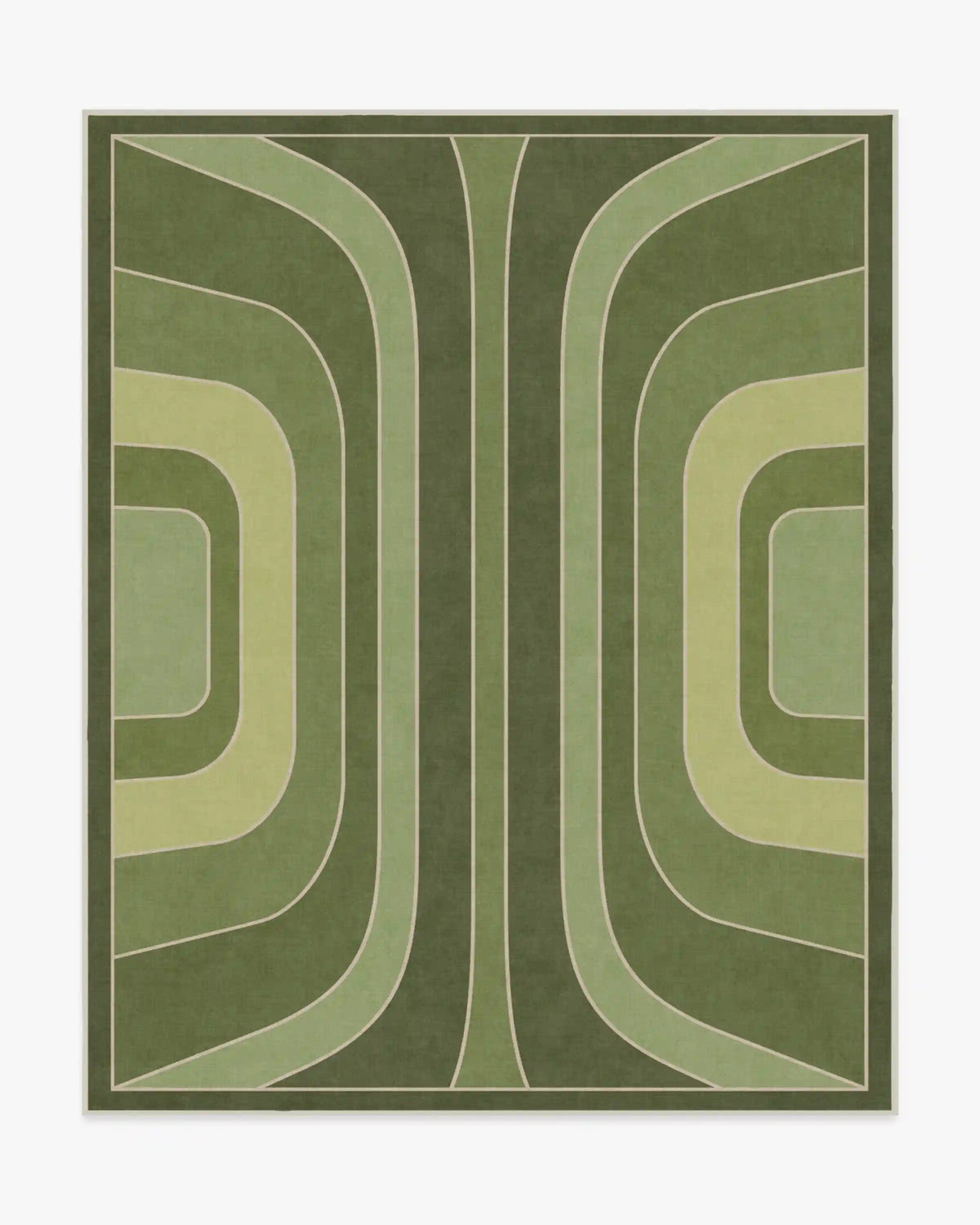 Paradox Green Rug by Jonathan Adler