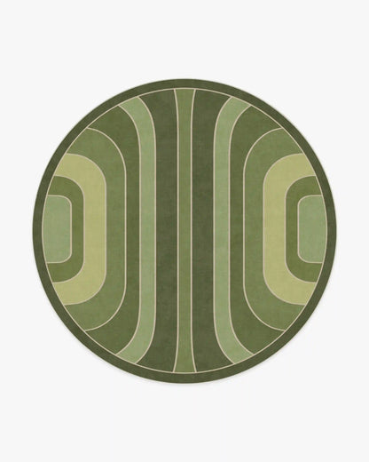 Paradox Green Rug by Jonathan Adler