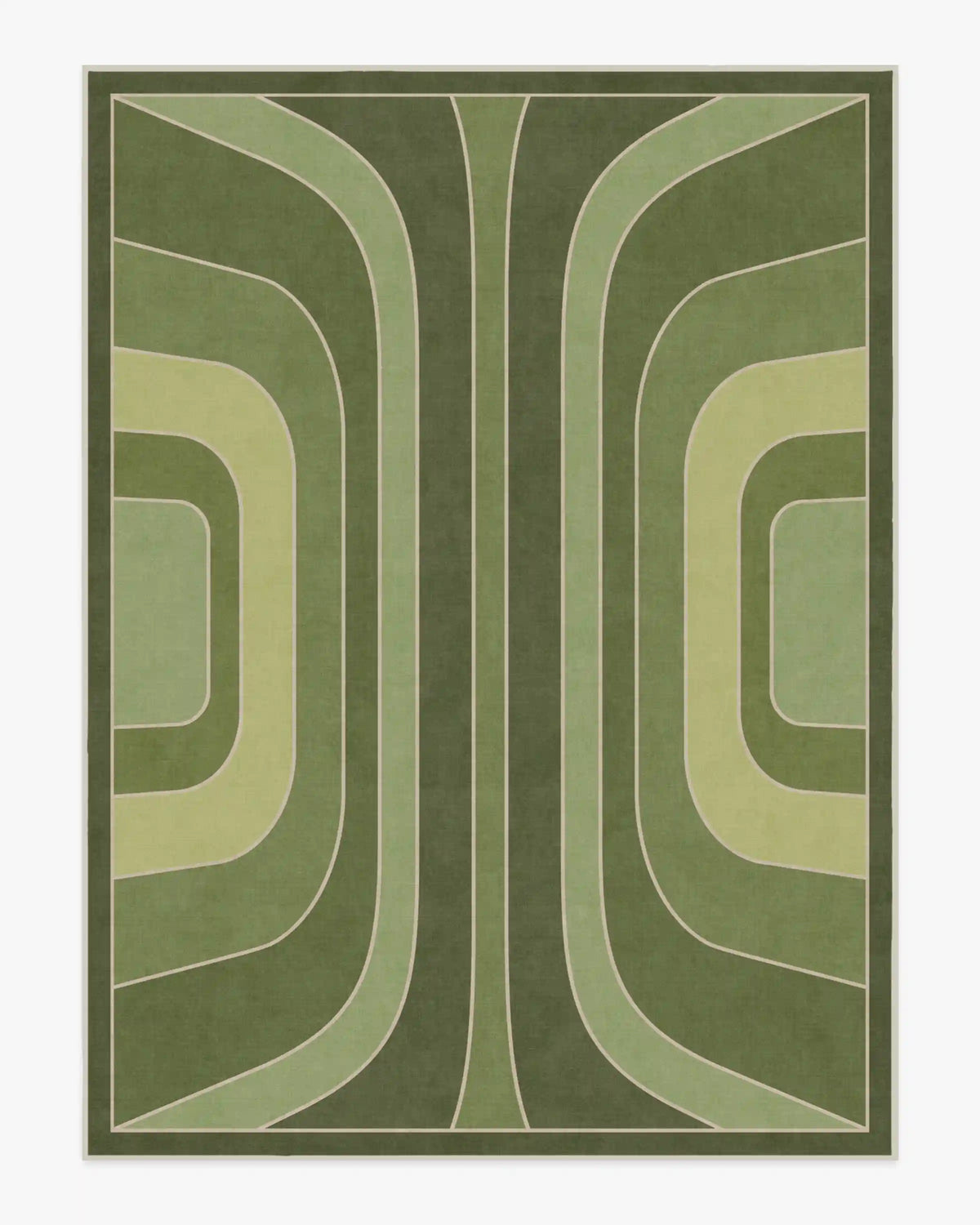 Paradox Green Rug by Jonathan Adler