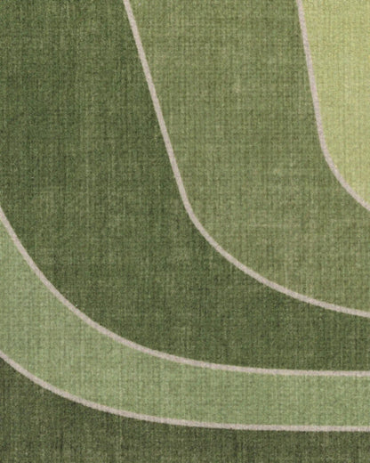 Paradox Green Rug by Jonathan Adler