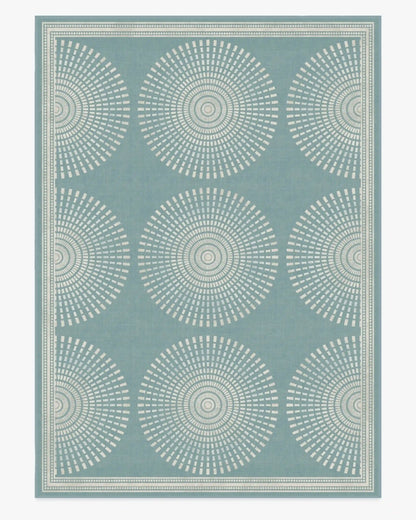 Santorini Blue Rug by Jonathan Adler