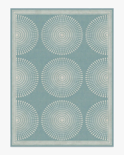 Santorini Blue Rug by Jonathan Adler